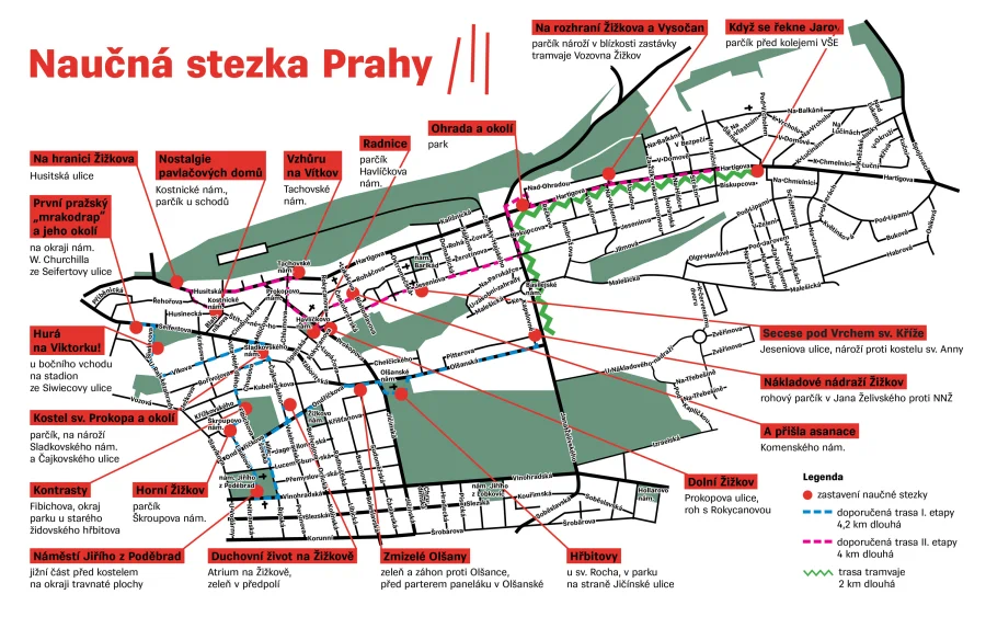 naučná stezka - mapa 2026